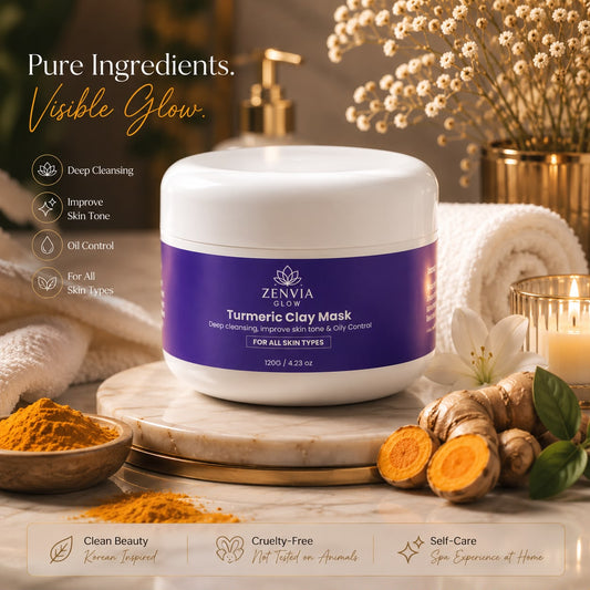 ZenviaGlow Turmeric Clay Mask