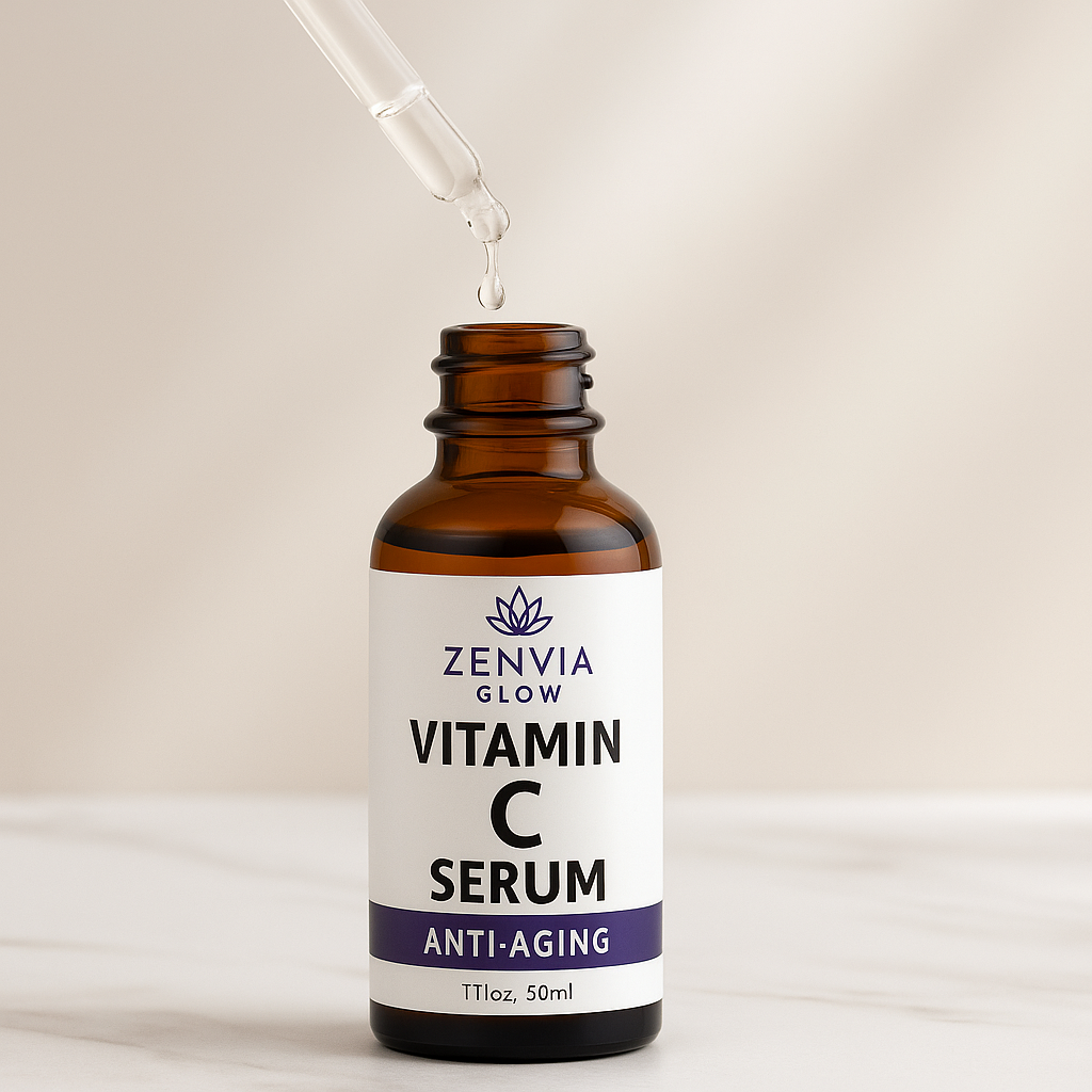 ZenviaGlow Vitamin C Serum – Brightening & Anti-Aging (30ml)