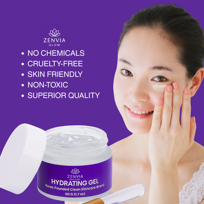 ZENVIA GLOW HYDRATING GEL – Deep Hydration, Brightening & Skin Revival